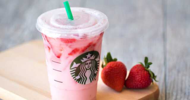 Frappuccino alla fragola di Starbucks