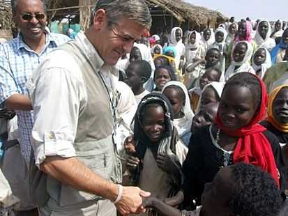 clooney in darfur