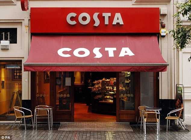 costa coffee shop