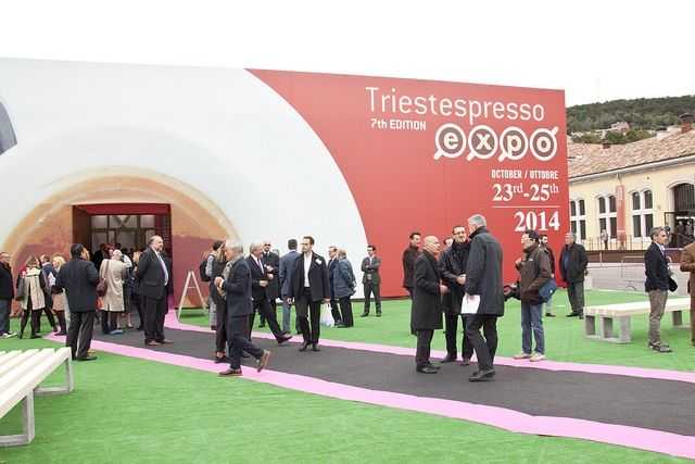 L'ingresso di Triestespresso expo edizione 2014