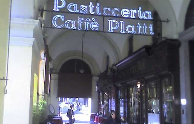 Il caffè Platti in Galleria a Torino