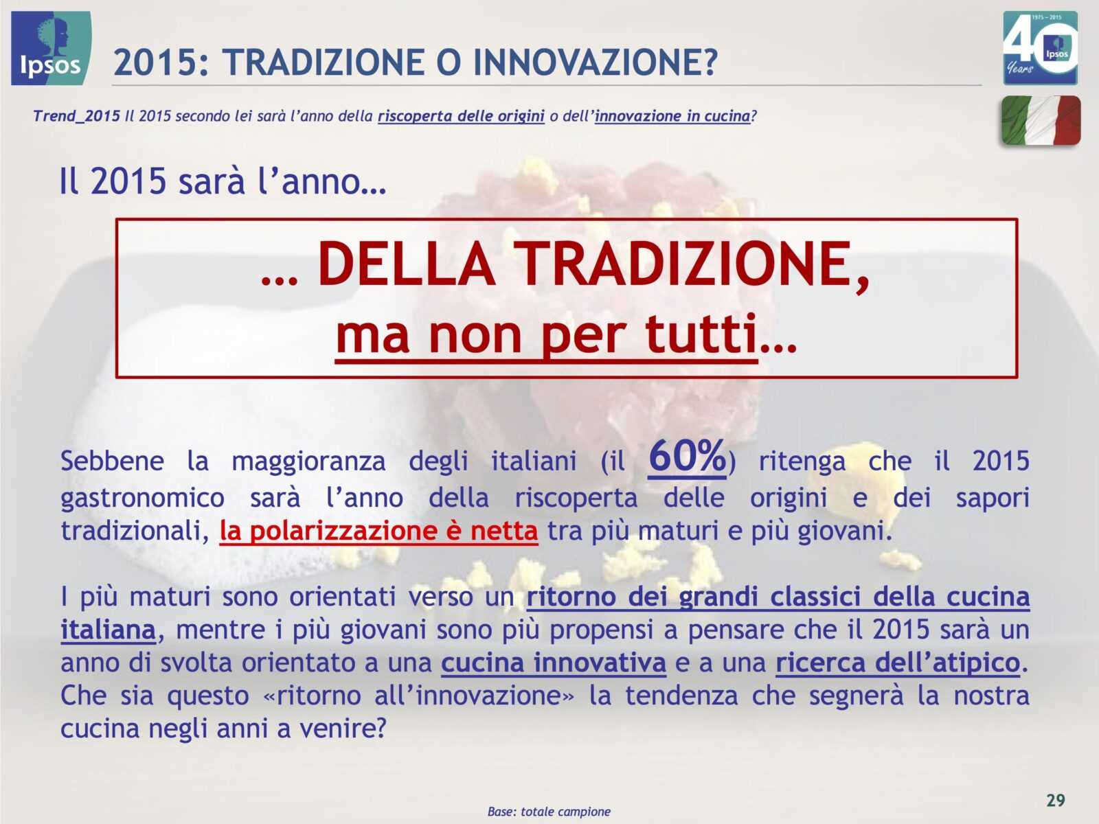 indagine cibo italia resto del mondo ipsos tuttofood