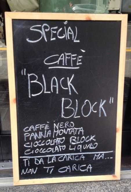 caffè black block