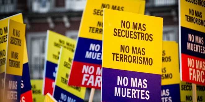 colombia manifestazione spagnolo