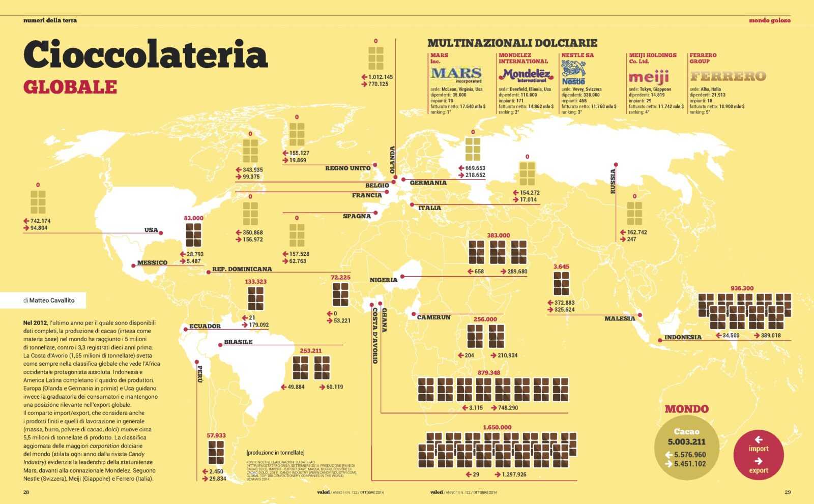 mappa cioccolateria globale
