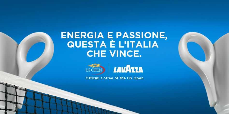 lavazza trionfi tennis annuncio US Opens