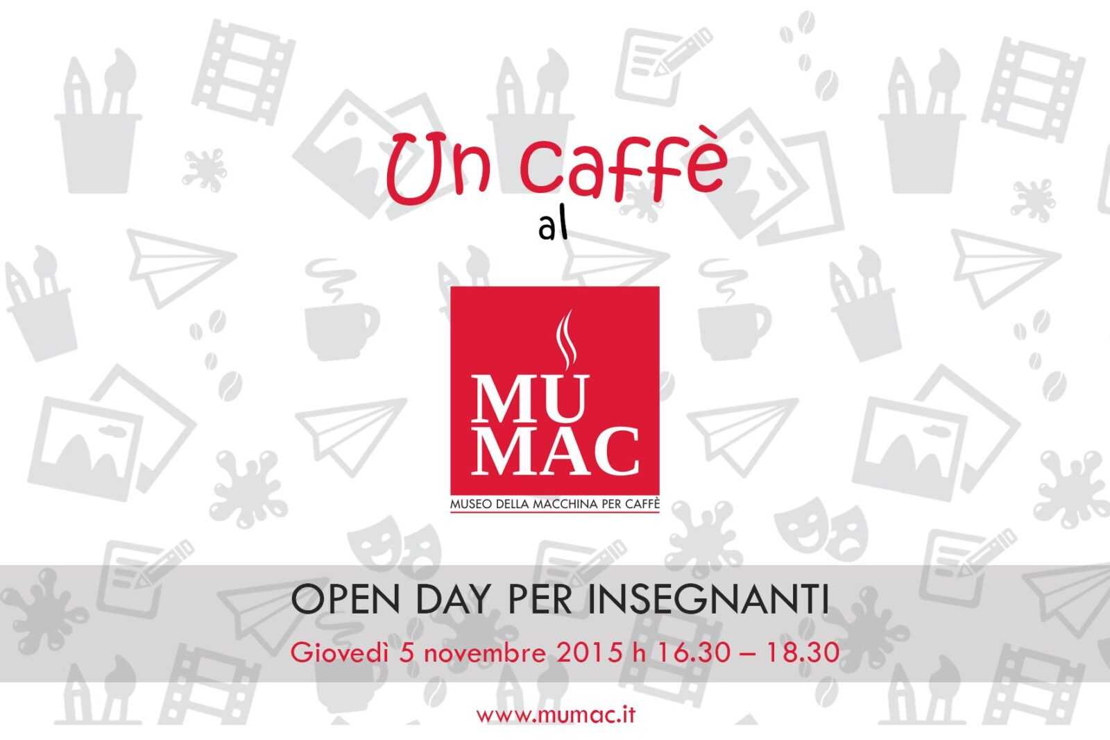 cartolina open day Mumac