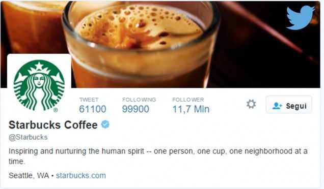 Starbucks. twitter