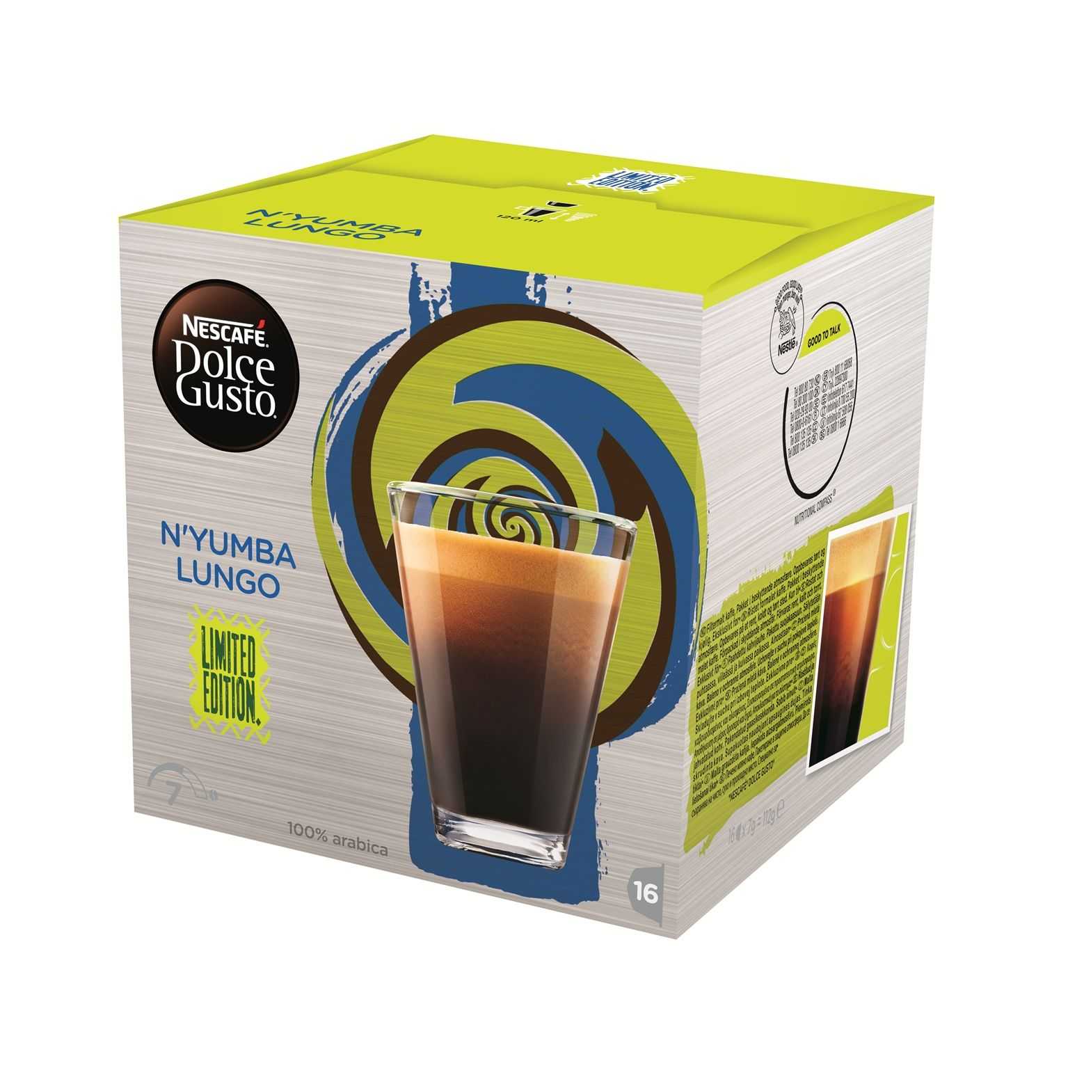 N'Yumba nescafé dolce gusto edizione limitata