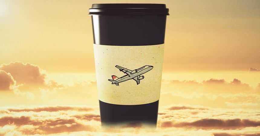 caffè a bordo aerei