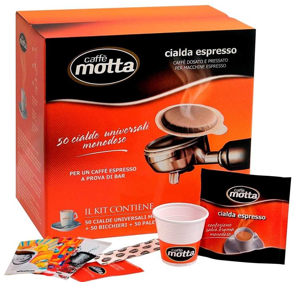 Caffè Motta Cialda Espresso in 7 grammi la bontà del caffè napoletano -  Comunicaffè