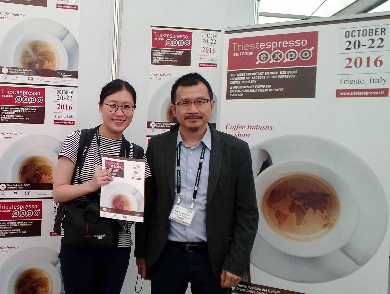 i rappresentanti di Coffee t&i Tailandia per Triesteespresso Expo