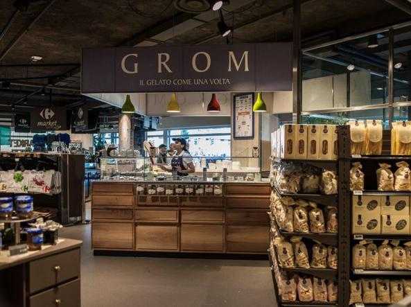 Grom Carrefour gourmet