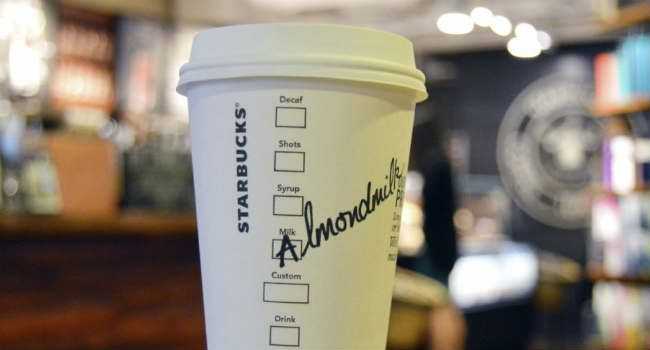 STARBUCKS LATTE DI MANDORLE