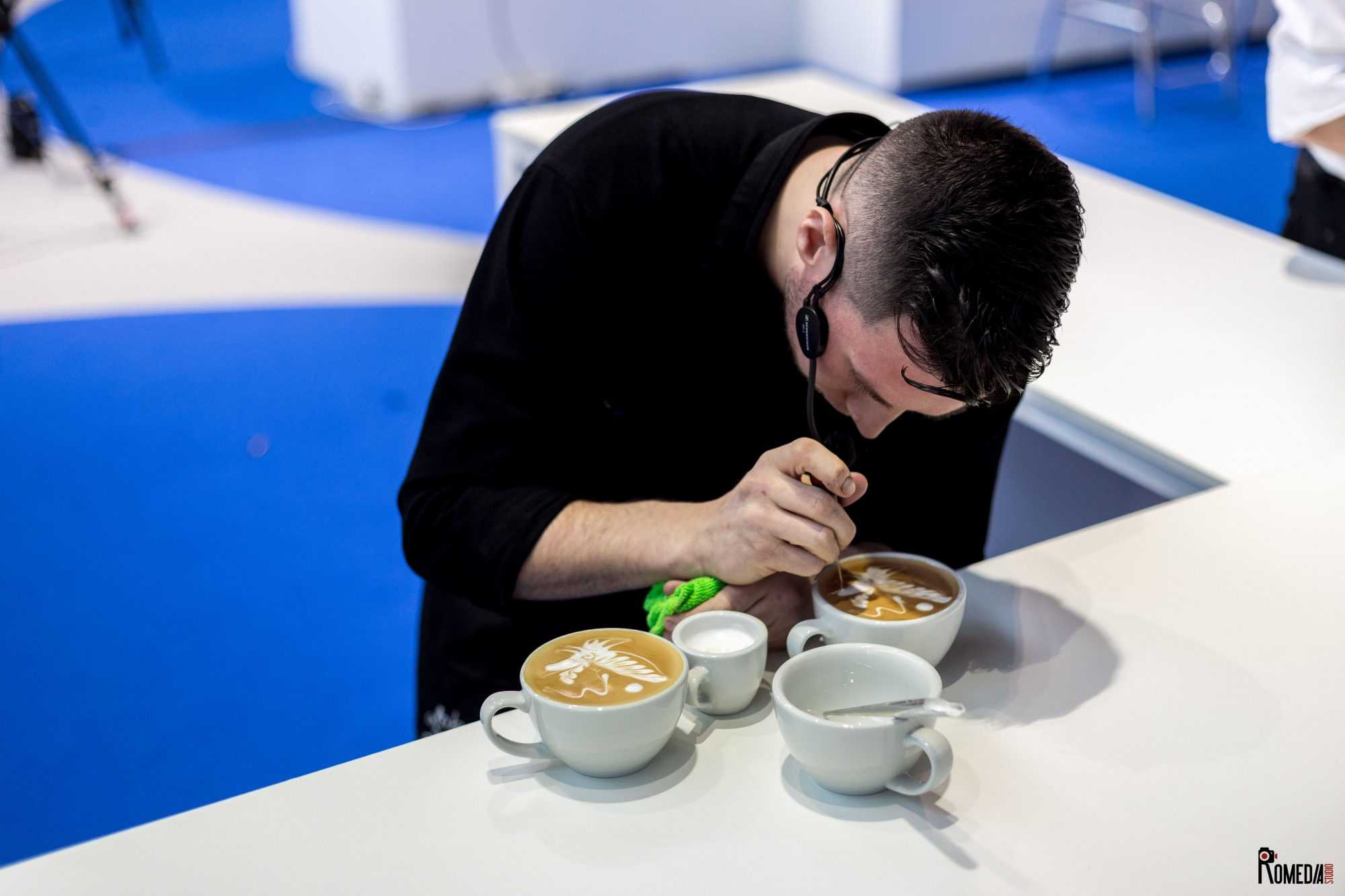 matteo beluffi latte art 2017