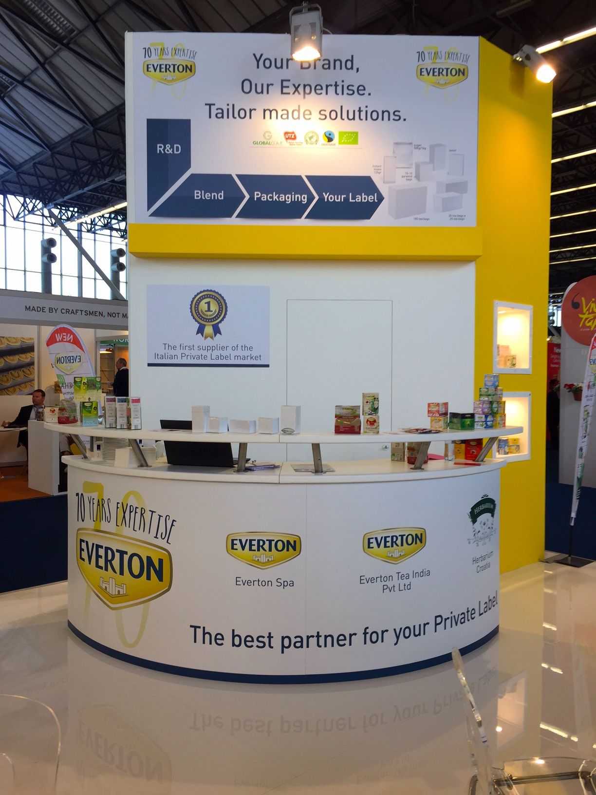 everton tea private label alla fiera di amsterdam