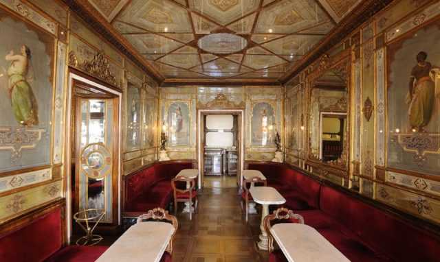 caffè storici Gli interni del Caffè Florian