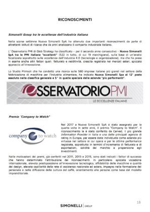 dossier stampa 2017 simonelli group