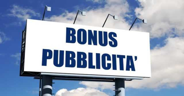 bonus pubblicità 2020