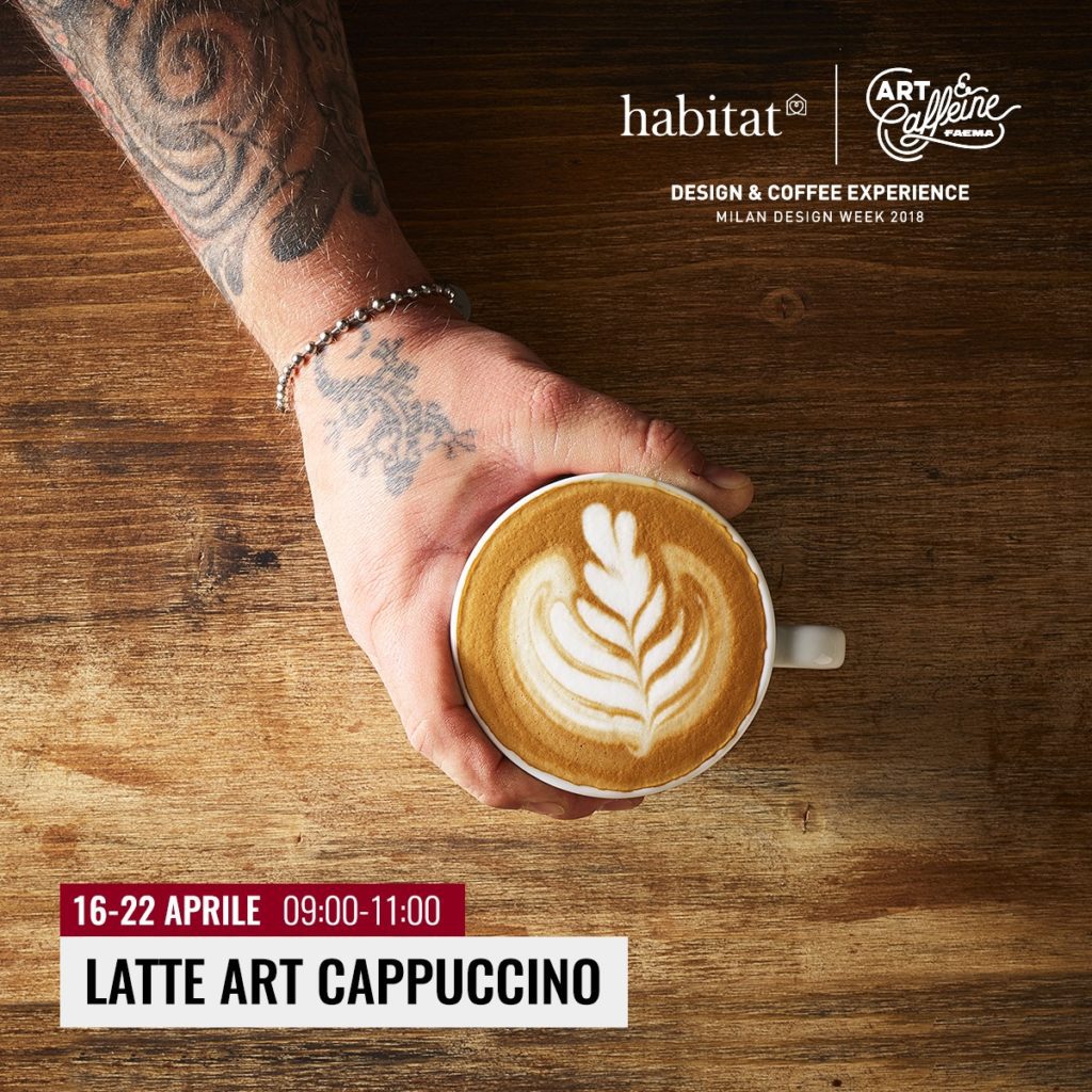 Art & Caffeine 2018 presentazione latte art cappuccino