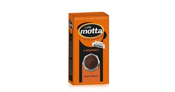 Il nuovo packaging di Caffè Motta