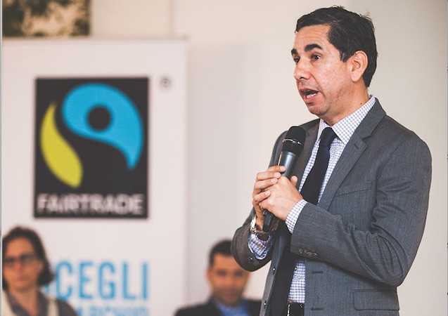 Dario Soto Abril, amministratore delegato di Fairtrade International dalla sede centrale di Bonn