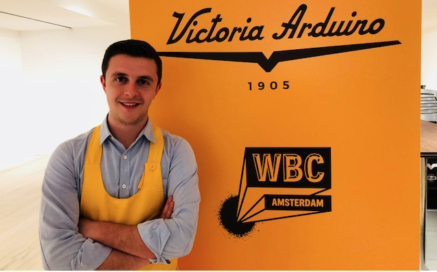 Davide Cavaglieri campione italiano baristi caffetteria 2018 e aspirante al titolo mondiale