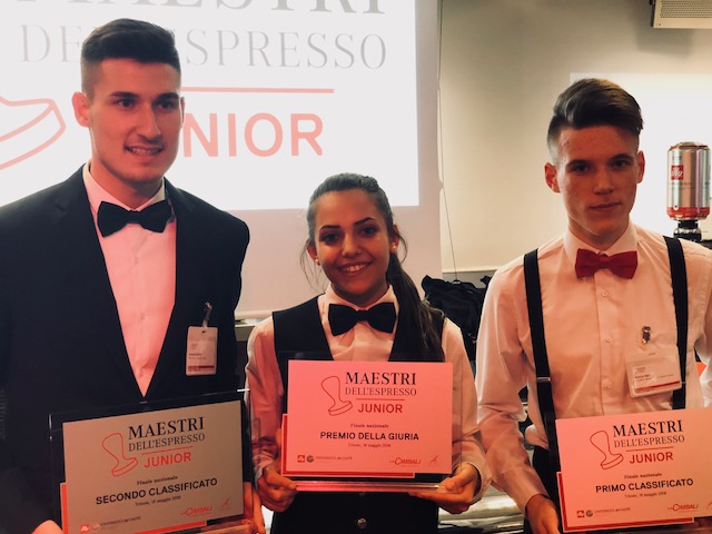 I migliori al concorso Maestri dell'Espresso junior 2018