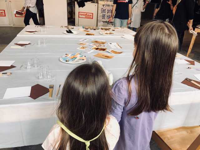 Lo spazio dedicato ai bambini organizzato dal Mumac, il Museo delle macchine per il caffè di Binasco (Milano)