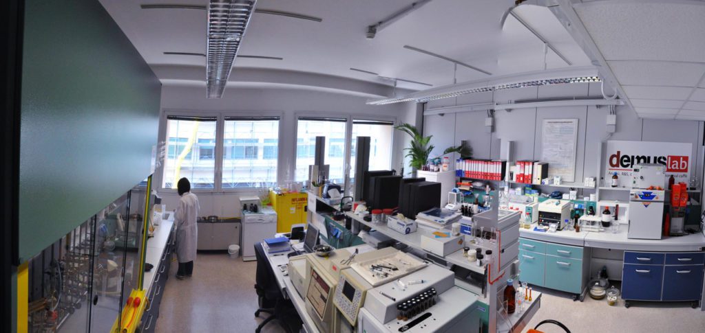L'interno del Demus lab di Trieste accreditato per le analisi dell'acrilammide