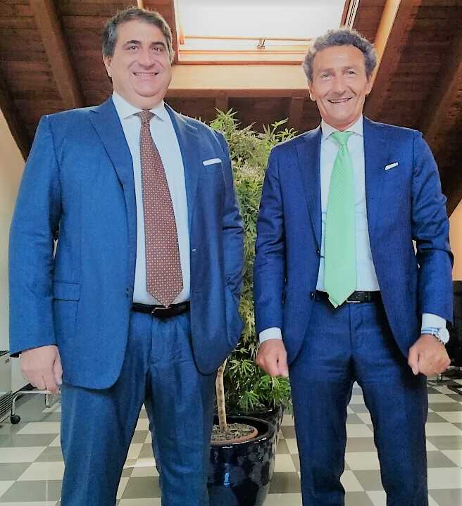 Da sinistra, Antonio Tartaro e Andrea Zocchi rispettivamente amministratore delegato di Ivs e amministrat