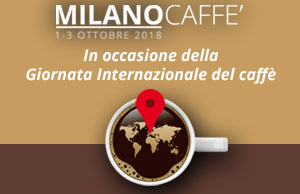 La locandina di MilanoCaffè-MilanCoffee 2018 in formato orizzontale
