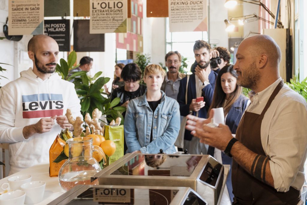 Fabio Sipione lavazza in azione