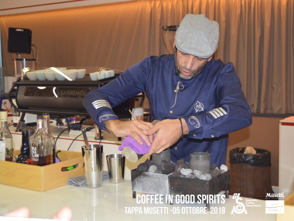 Marco Poidomani vincitore della selezione Coffee in good spirits