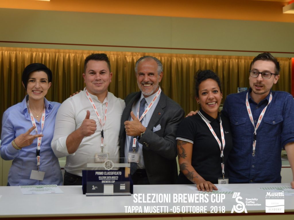 Raimondo Morreale e gli altri qualificati per la brewers Cup