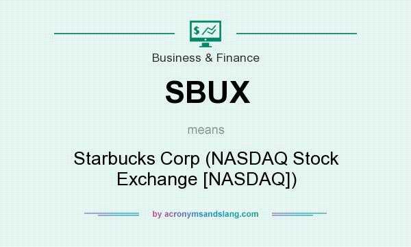 Starbucks Nasdaq stock exchange