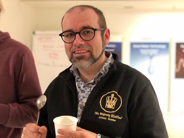 Paolo Scimone della Toirrefazione His Majesty Coffee di Villasanta e istruttore Sca