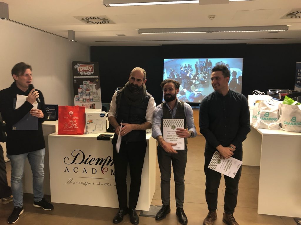 Tre dei quattro finalisti della Brewers Cup qualificati dalla tappa patavina (manca Eddy Righi)