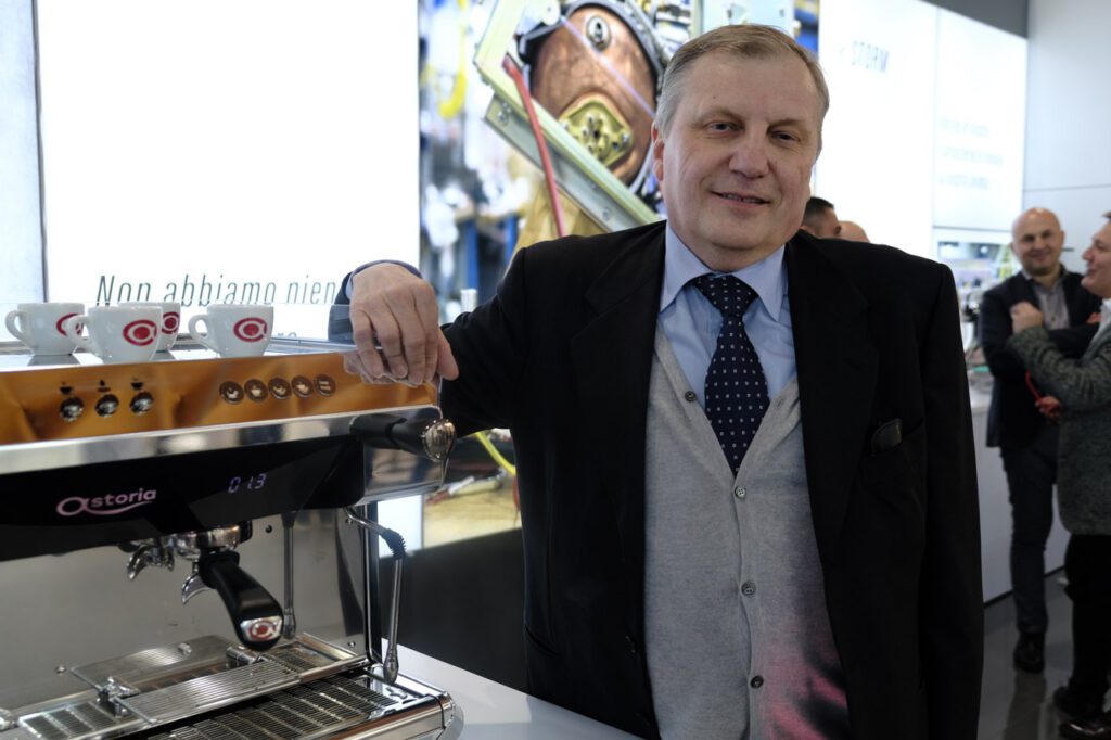 Beppino Ceotto amministratore delegato della Astoria Macchine per il caffè professionali