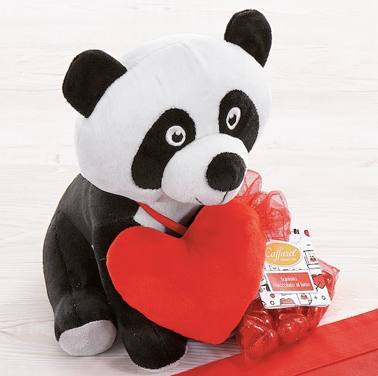 Il peluche della Linea Panda Love 