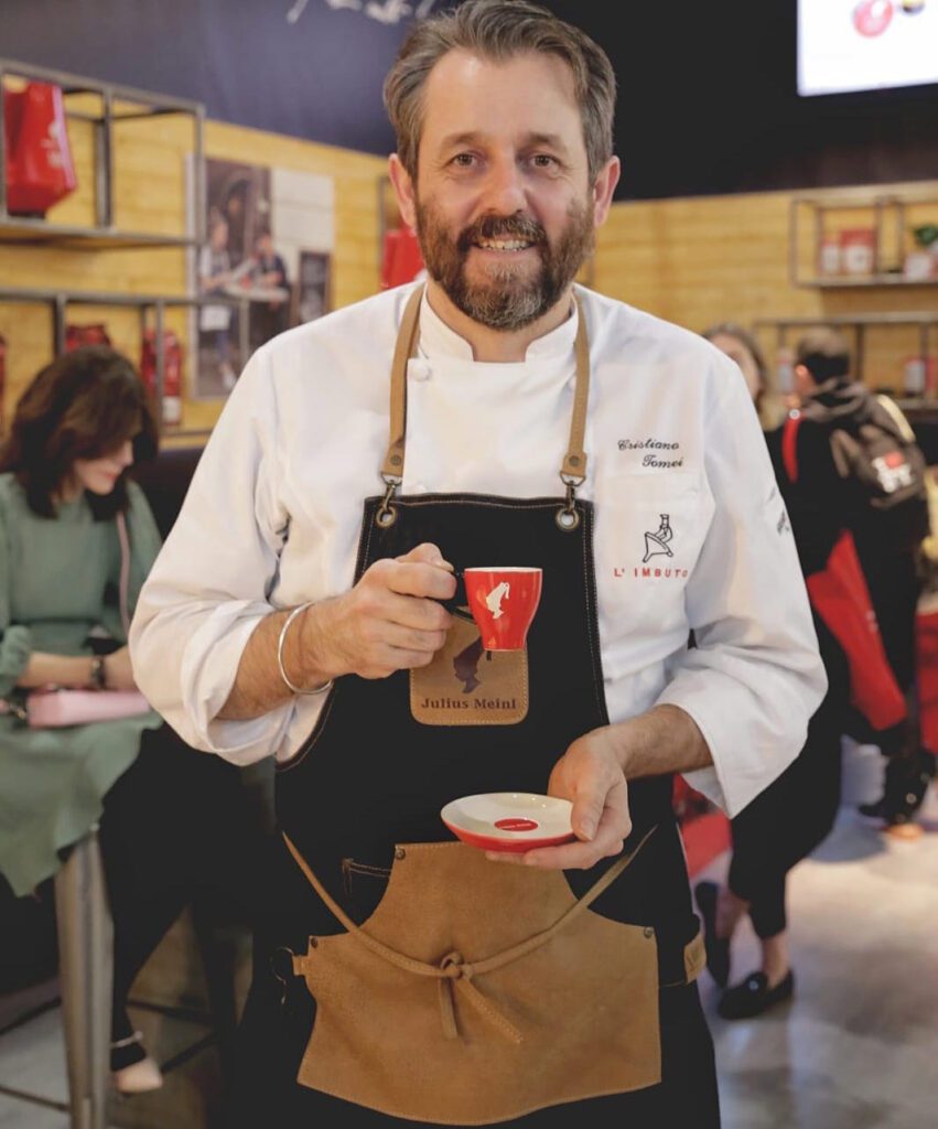 Anche lo chef Tomei ha le sue preferenze in fatto di caffè