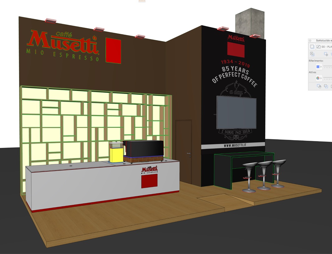 Musetti stand Golositalia 2019