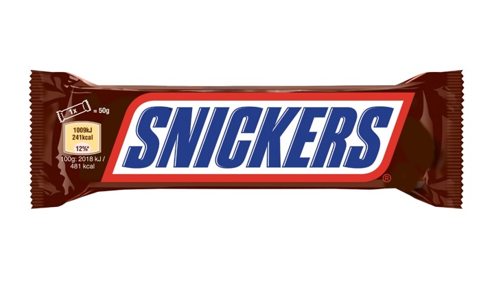 Snickers, la storica barretta prodotta da Mars