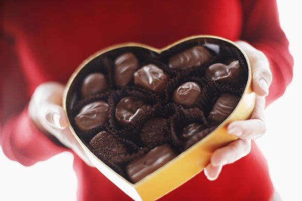 San valentino e cioccolato