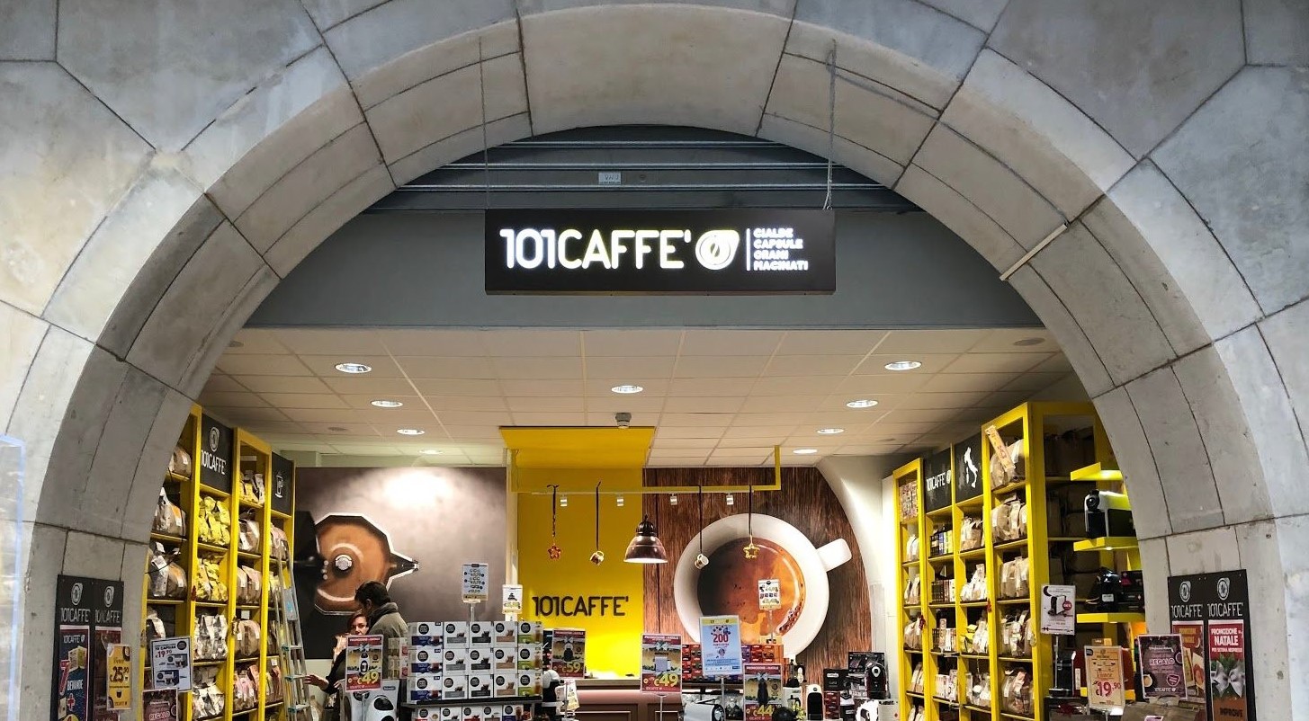101Caffè retail Un punto vendita di 101Caffè