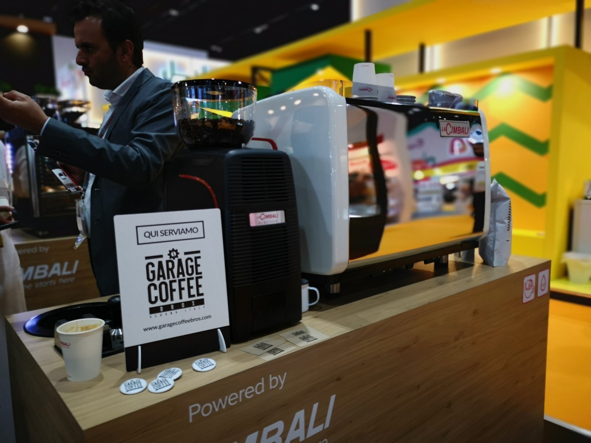 Il caffè di Garage Coffee Bros è stato servito presso lo stand nello stand di Mumac Academy a Gulfood - Dubai