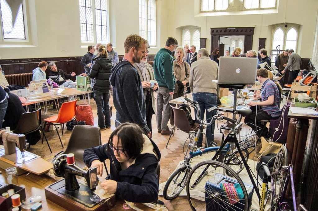 L'interno di un Repair Café