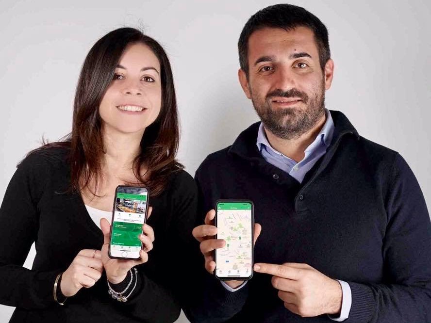 Ecofood Prime I creatori della app Martina Emanuele e Giuseppe Blanca