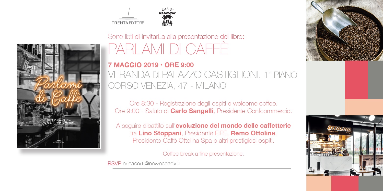 Ottolina Milano Food City La locandina dell'evento di presentazione del libro 