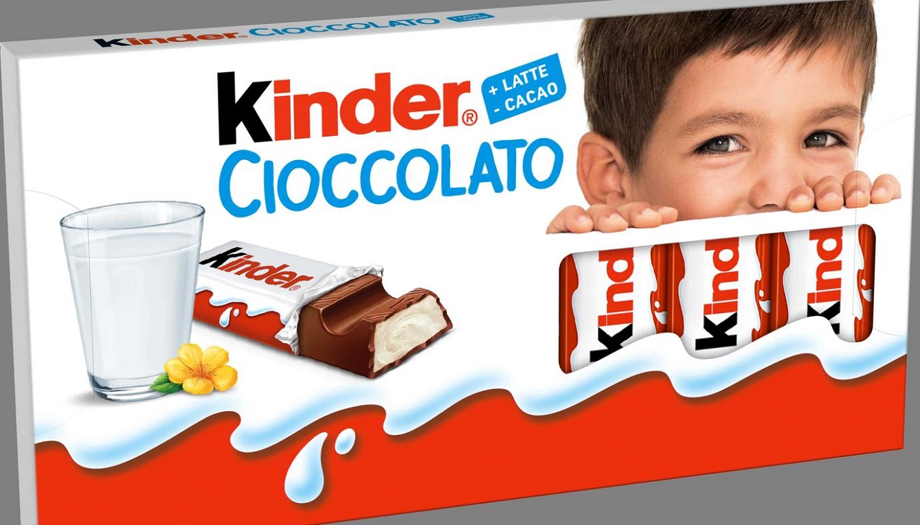 Volto testimonial Kinder Il nuovo volto di Kinder Cioccolato